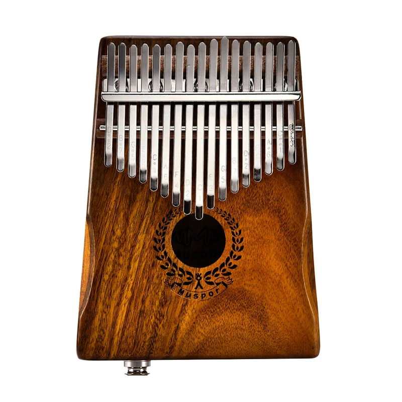 Kalimba 17 Keys Thumb Piano builts-in EVA high-performance protective box, tuning hammer and study instruction