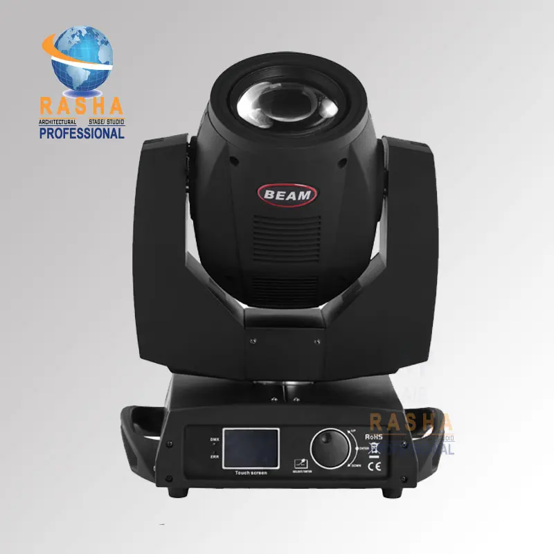 

6X LOT Rasha High Quality 200W 5R sharpy 16 Channel Moving Head Beam With Touch Screen LCD Display,Stage Moving Head Light