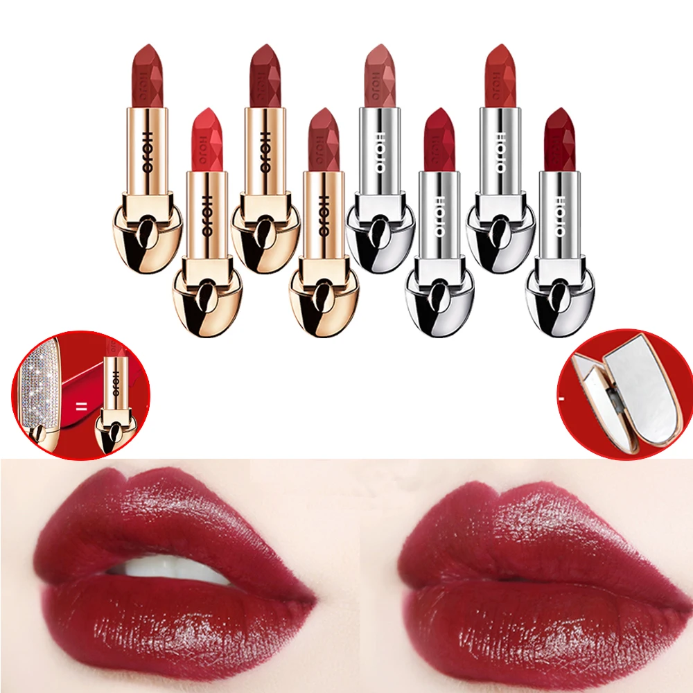 

Quality Makeup Metal Matt lipstick shiny metal durable smooth color makeup lip gloss lipstick matte waterproof sexy new nude c