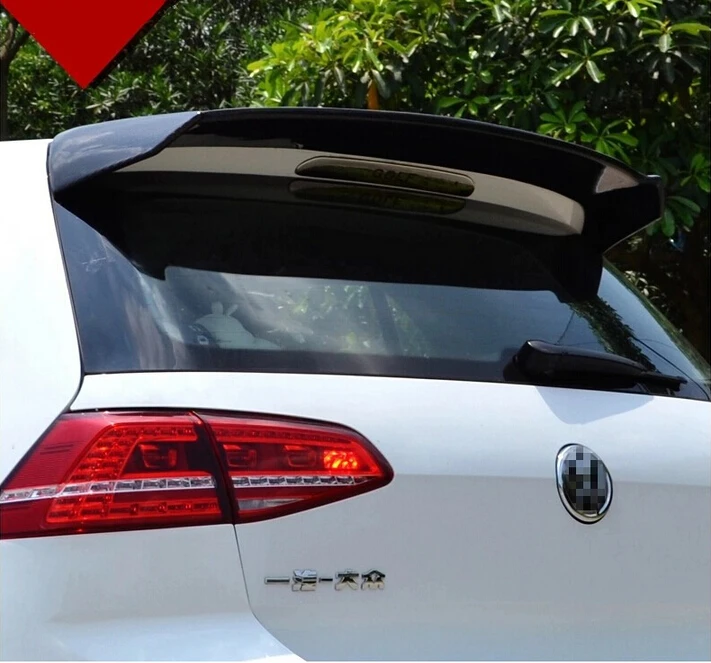 JIOYNG Carbon Fiber SPOILERS CAR REAR WING TRUNK SPOILER FOR Volkswagen VW GOLF 7 VII MK7 2014