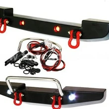 Спереди и сзади бампер для 1/10 осевой Jeep Wrangler SCX10 Рок Гусеничный грузовик RC