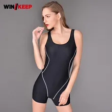 Европейские купальники для женщин эластичный купальник плавленый консервативный водонепроницаемый цельный купальник Женская пляжная одежда для плавания