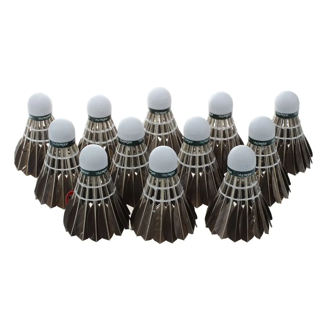 5 Unidades venta 12 piezas formación pluma de ganso volantes Badminton bolas juego deporte 5 Unidades venta 12 piezas formación pluma de ganso volantes Badminton bolas juego deporte