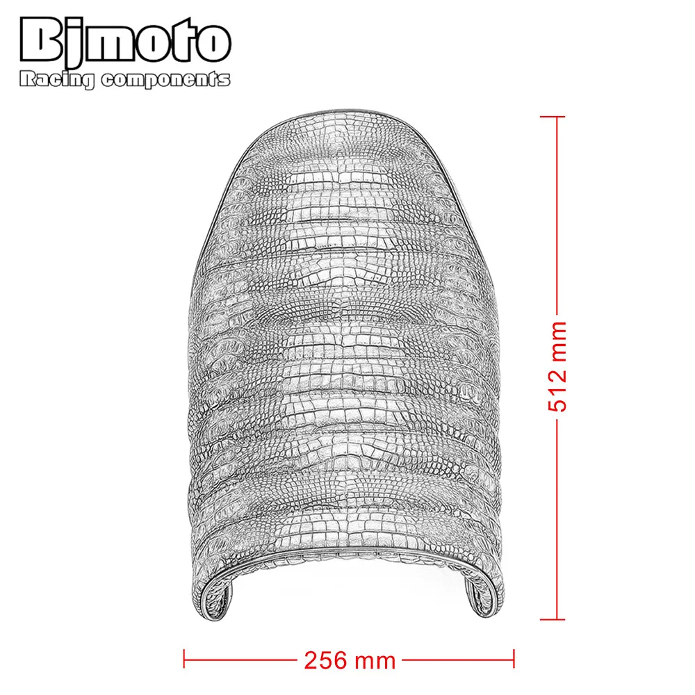Bjmoto мотоциклетные чёрный; коричневый Винтаж Кафе Racer седло для Honda CB100 CB125 CB175 CB200 CB350 CB360 CB400 мотокросс