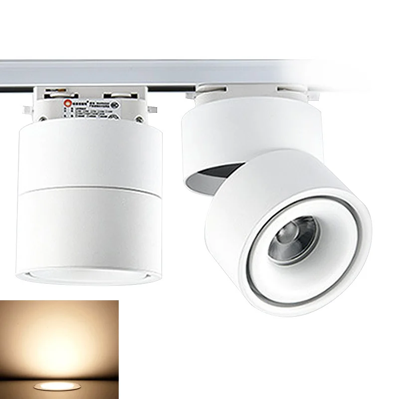 

LED surface mounted ceiling lamp 85-265V AC input 5W Foldable and 360 degree rotatable COB background spot light 10*10cm