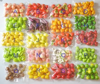

Artificial fruits ,decoration fruits ,0014,early learning aid ,cherry,tomato, watermelon,banana , peanut,