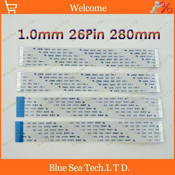 

26 Pin FFC/FPC Flexible Flat Cable 1.0mm pitch 26 pin 280mm Isotropy A cable,AWM 20624.80C 60V VW-1