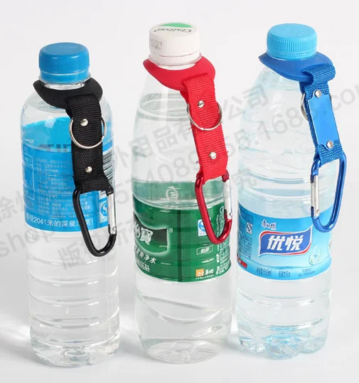 Outdoors Sports Water Bottle Hook Holder Clip Bottle Hanger Aluminum