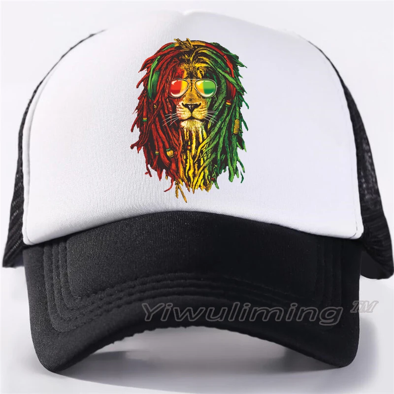 Кепка rasta Мужская сетчатая крутая бейсбольная Для Взрослых регулируемая летняя