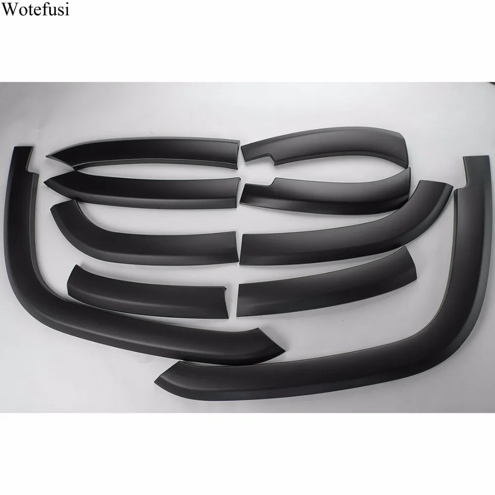 Wotefusi 10pcs Wheel Fender Flares Molding Cover Protector For Jeep