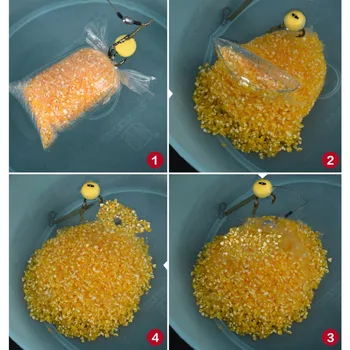 

50pcs Carp Fishing Water Soluble PVA Bag Terminal pesca Tackle Tool Accessories 8x16cm