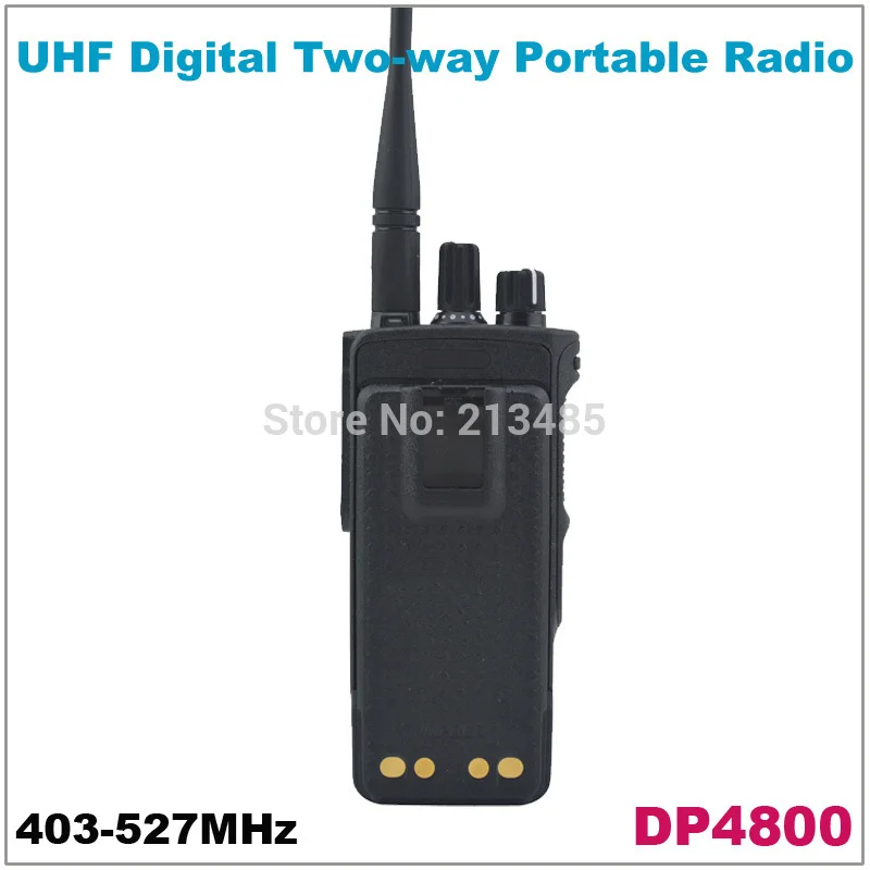 Оптовая продажа оригинальная Фирменная Новинка dp4800 UHF 403-527 мГц цифровой Портативный двусторонней Радио цифровой DMR Двухканальные рации