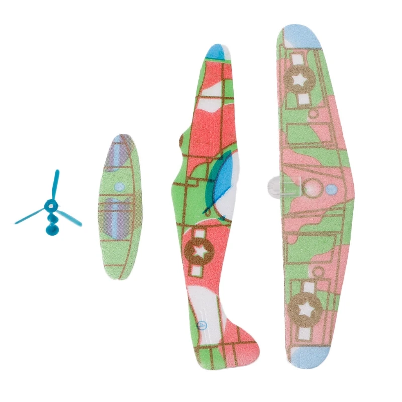 

Hot DIY Hand Throw Flying Glider Planes Foam Airplane Party Bag Fillers Children Kids Toys Game 2017