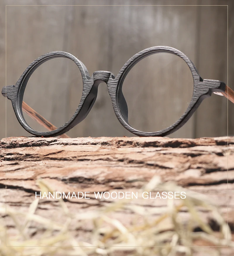 AZB ретро оптические очки, оправа из дерева для мужчин и женщин, фирменный дизайн, оправы для очков с линзами, деревянные очки, очки