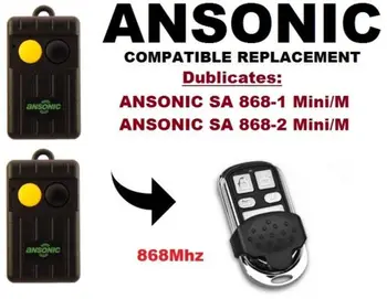

ANSONIC SA 868-1 Mini/M ,SA 868-2 M 868Mhz Remote Control Replacement/Duplicator