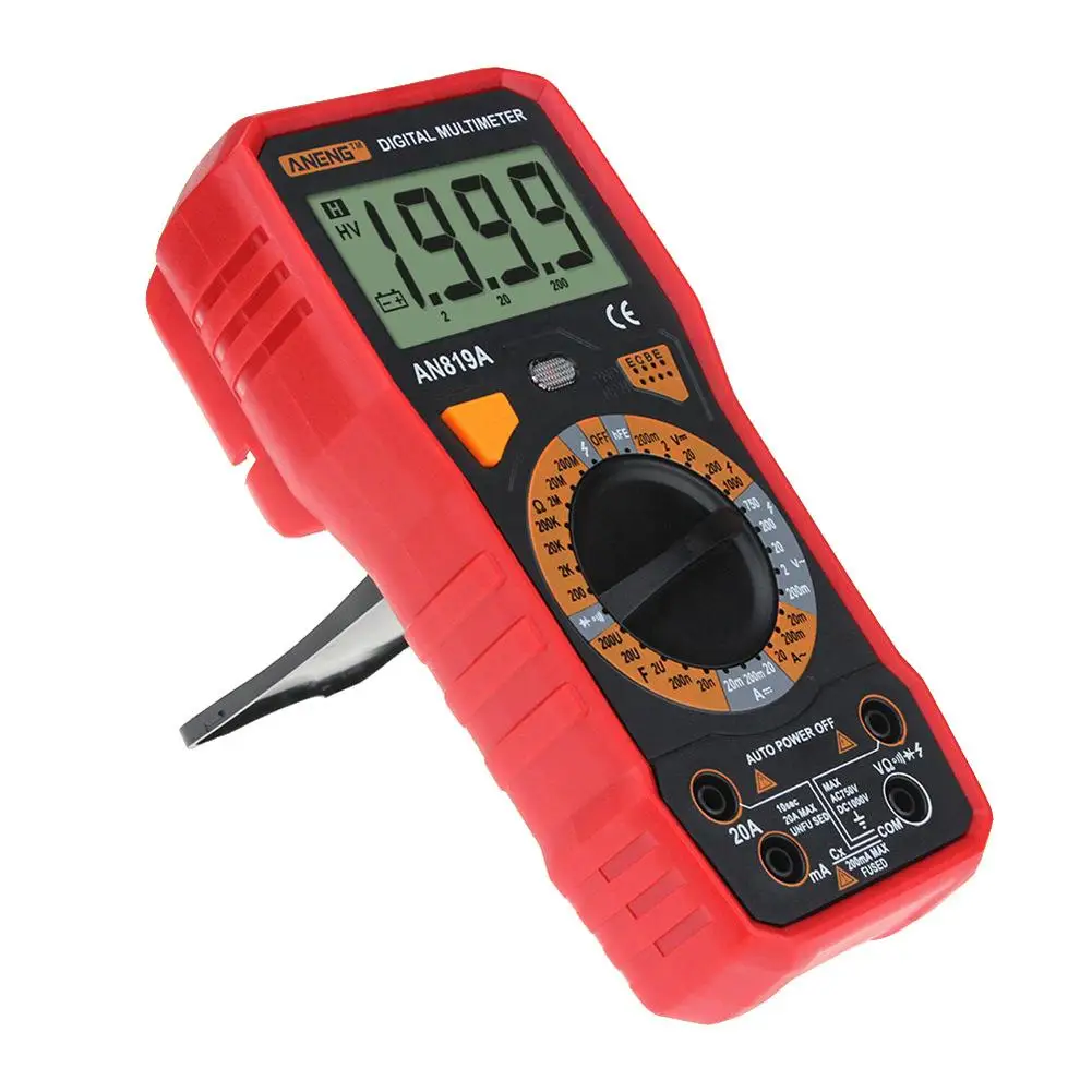 

ANENG Display Professional Electric Handheld Tester AN819A LCD Display Digital Multimeter Multimetro Ammeter