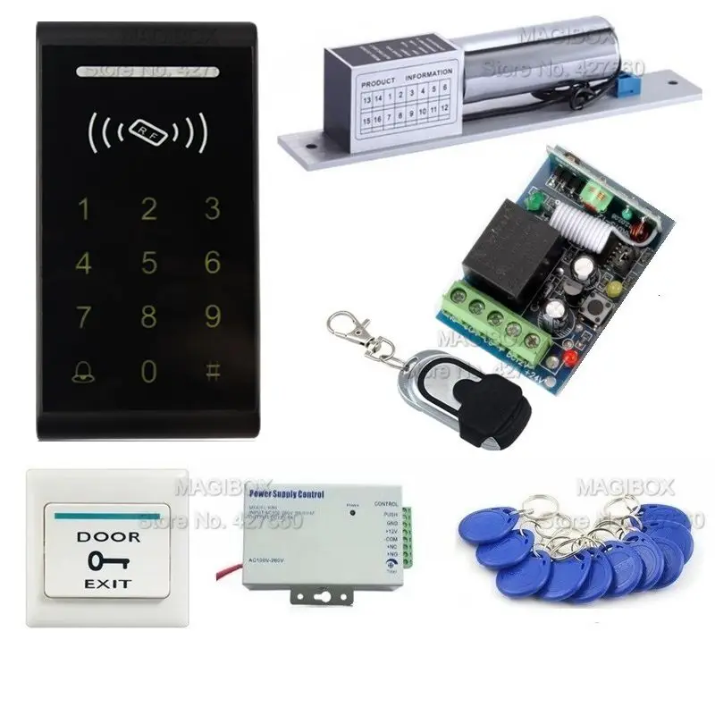 

RFID Door Access Control System Kit Safety Remote Electric mortise lock