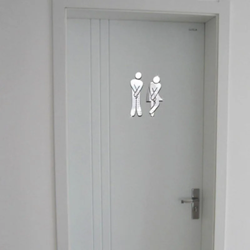 Sticker miroir porte