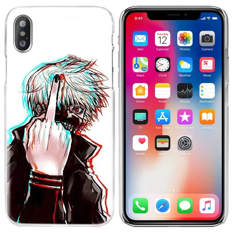 Чехол с рисунком из аниме, жесткий пластиковый чехол для iPhone 11 11Pro XS Max XR X 7 8 6 6s Plus 5 5S SE 5C Fundas Capa