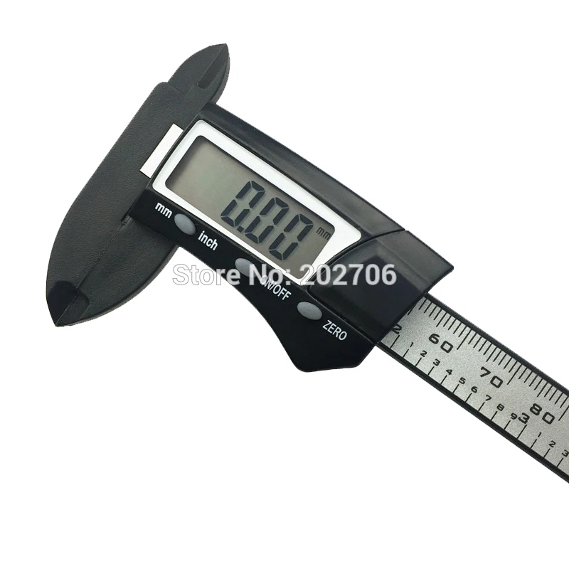 High quality Super LCD 0 100MM 4inch Mini digital caliper 100mm pocket