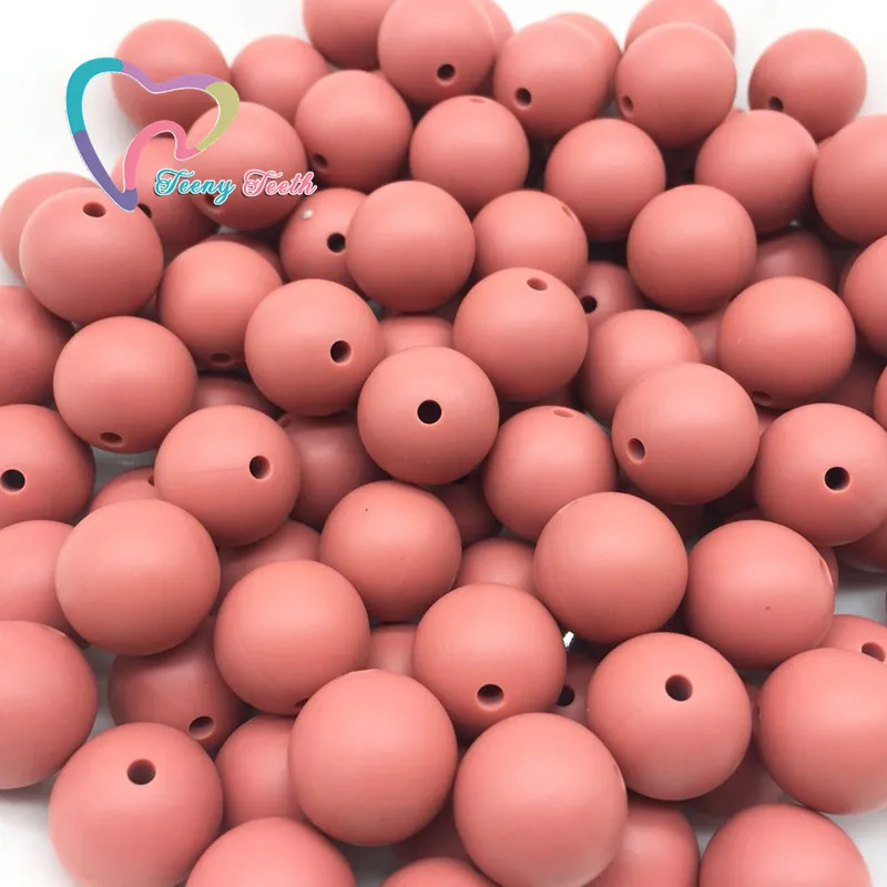 

Teeny Teeth 10 PCS Maroon Silicone Loose Beads,Round Dia 9-19 MM Silicone Beads,Food Grade Ball Beads,DIY Project Chew Beads