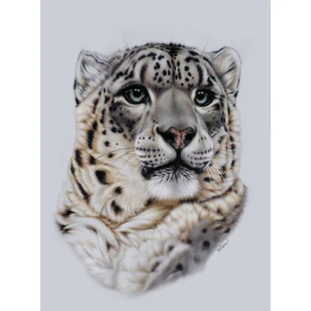 

YTG New Full Mosaic Leopard Picture 5D DIY Diamond Painting Needlework Embroidery Cross Stitch Round Rhinestone Home Decor