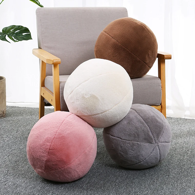 

Nordic Simple Style Creative Cushion Soft Plush 30CM Ball Pillow Sofa Cushion Bed Sofa Room Decoration
