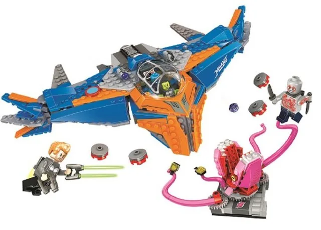 

10748 Super Heroes The Milano vs. The Abilisk building blocks DIY Educational bricks Compatible with Lego toys for children