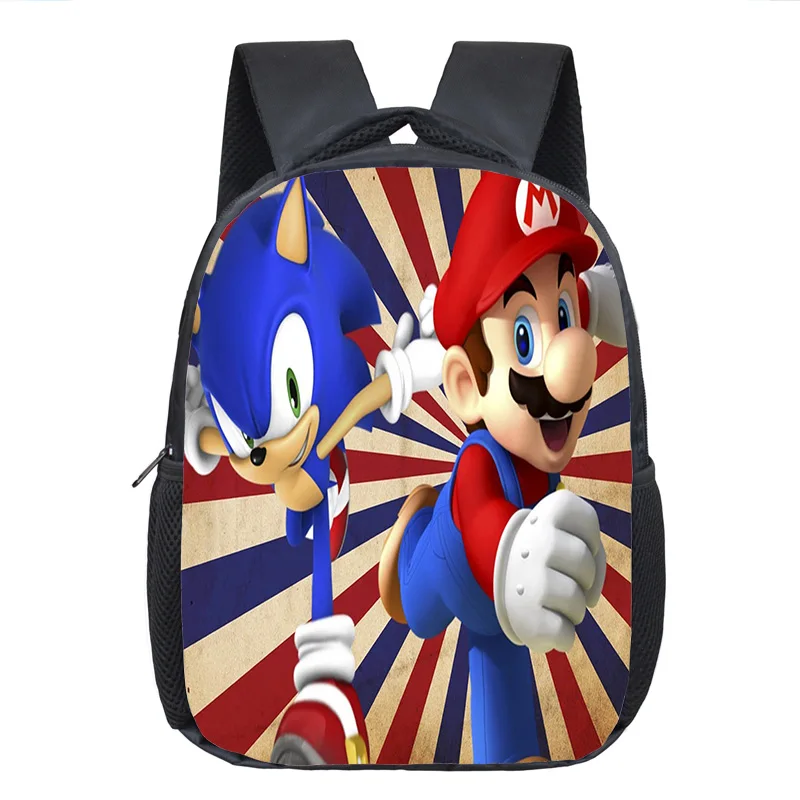 Super Mario Bros Sonic Kids PencilBag, Студенческая сумка для детей, новая милая Высококачественная канцелярская сумка, пенал