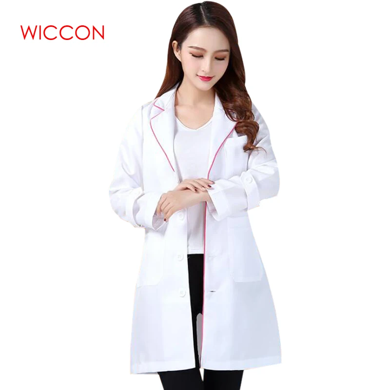 

Women's Hospital Nursing Uniforms Overalls Gowns Outfit Suits White Coat Lab Coat Medical Technician