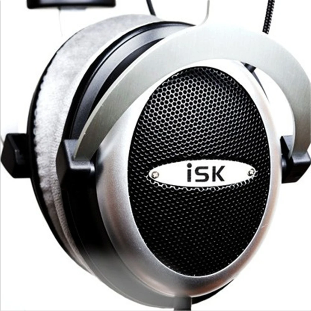 Оригинальные ISK HF-2010 Полуоткрытые мониторные наушники стерео HiFi DJ fone de ouvido профессиональный студийный мониторинг Auriculares