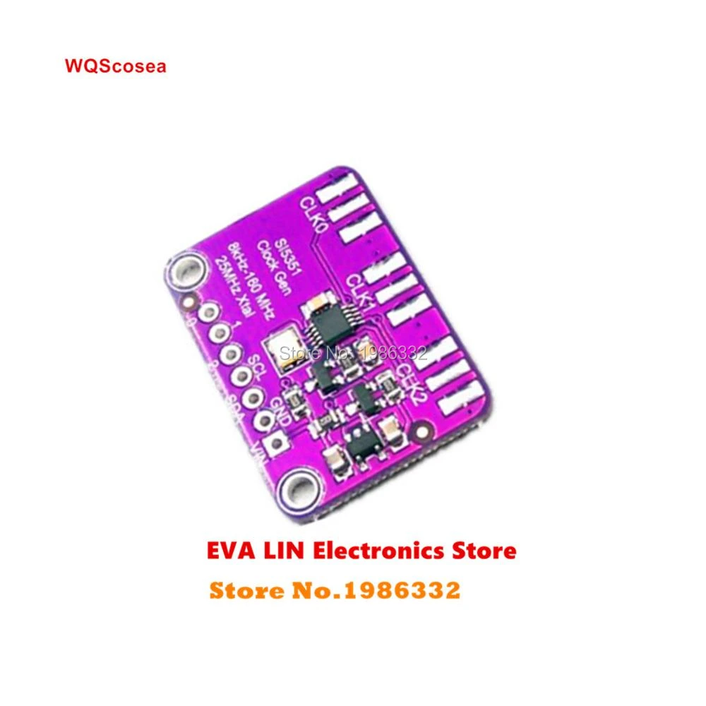 Si5351A I2C 25MHZ Clock Generator Breakout Board 8KHz to 160MHz for ArduiHFUJKU