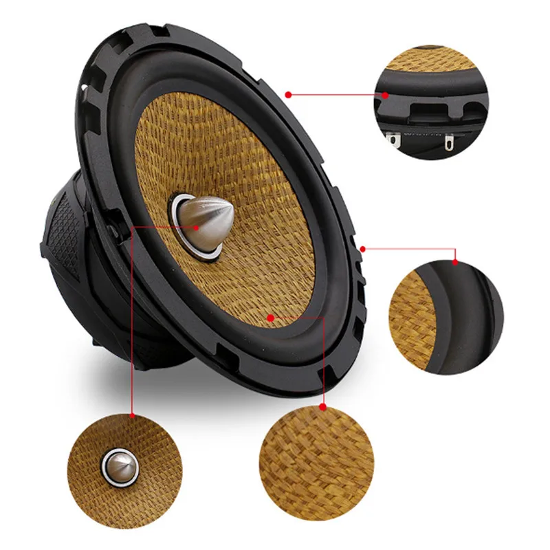

Universal 6.5" 2-Way Car Audio Component Speaker System 6.5 Inch High Pitch Car Speaker Car Audio ar HIFI