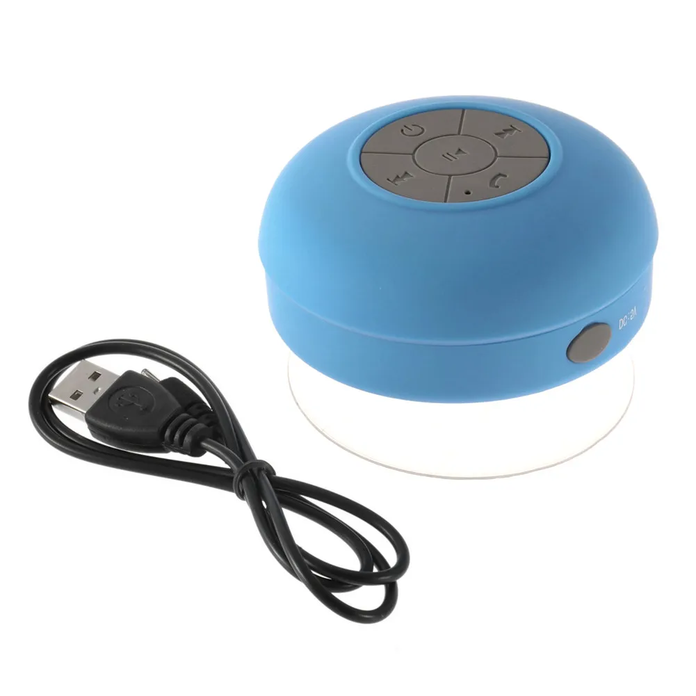 Беспроводная Bluetooth Колонка водостойкая ванная высокое качество звука Нескользящая портативная маленькая Экономия пространства