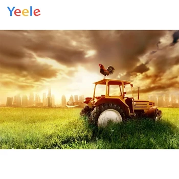 

Yeele Farm Rural Old Tractor Cock Aurora City Scenic Photography Backgrounds Photographic Backdrops For Photo Studio