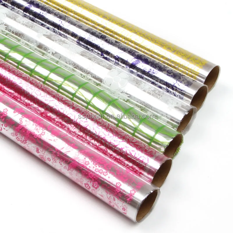 Free shipping 70*150CM transparent printed cellophane plastic paper