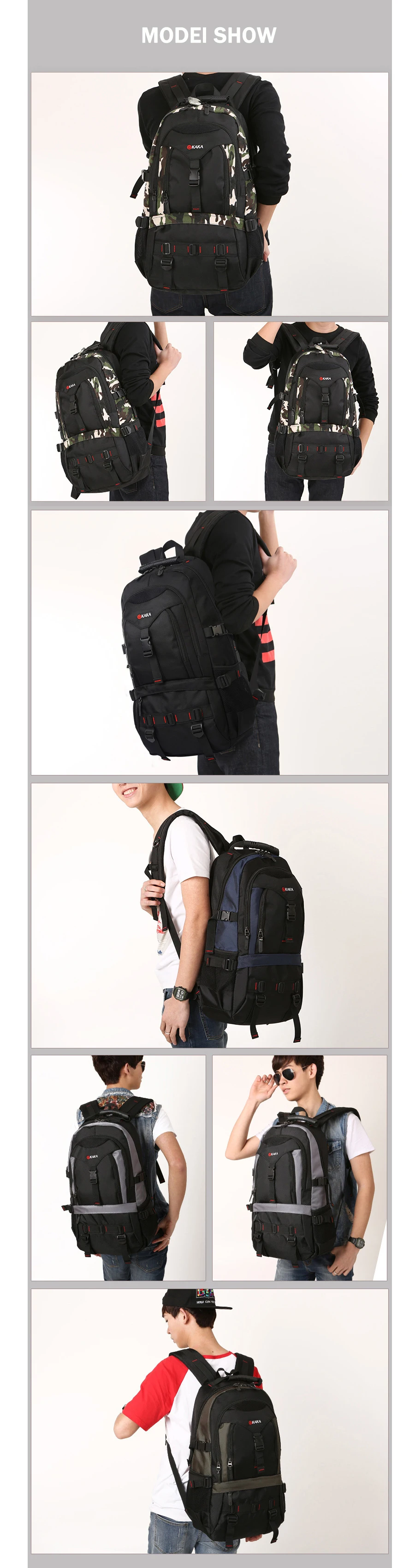 Кака мужские оксфорды рюкзак милитари 22 дюймов чехол для ноутбука для путешествий школы Студенческая сумка для книг деловые мужские рюкзаки с большой емкостью
