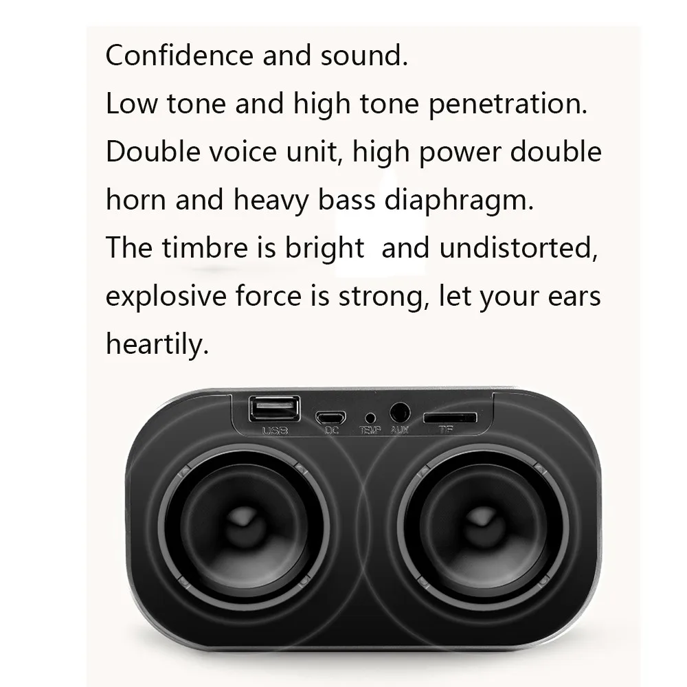 S2 Мини Bluetooth беспроводной супер бас динамик TF карта Аудио будильник дома Новая мода Прямая путешествия портативный