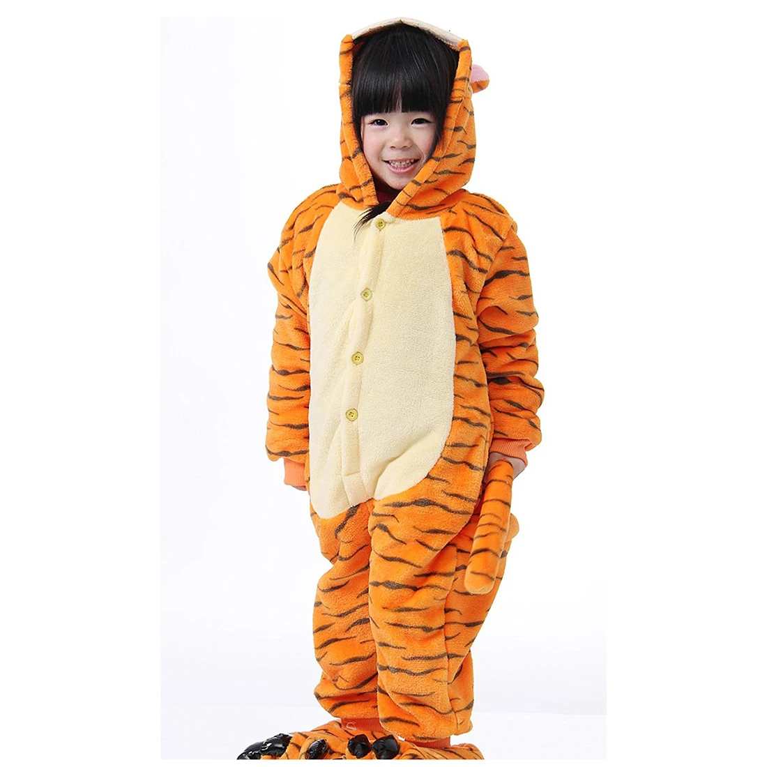FBIL-«унисекс»; нарядное платье; костюм толстовки с капюшоном, пижамы, одежда для сна, пижама "Тигр"