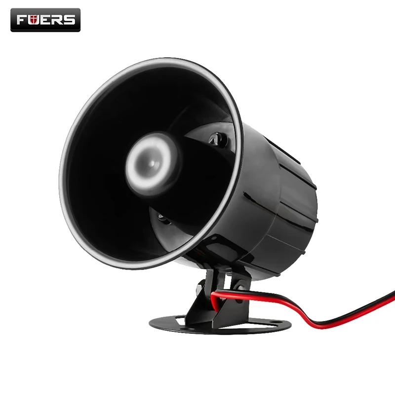 DC12V 24V Wired Loud Alarm Siren Horn Outdoor with Bracket for Home