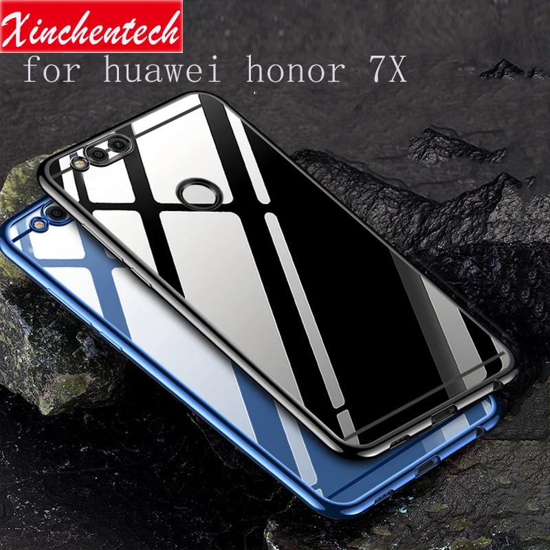 Fitted Case For Huawei Honor 7X/Mate SE Luxury Soft TPU Cover Silicone Back Phone Bag Honor7X/BND-L21 Cases Fouda Couqe |