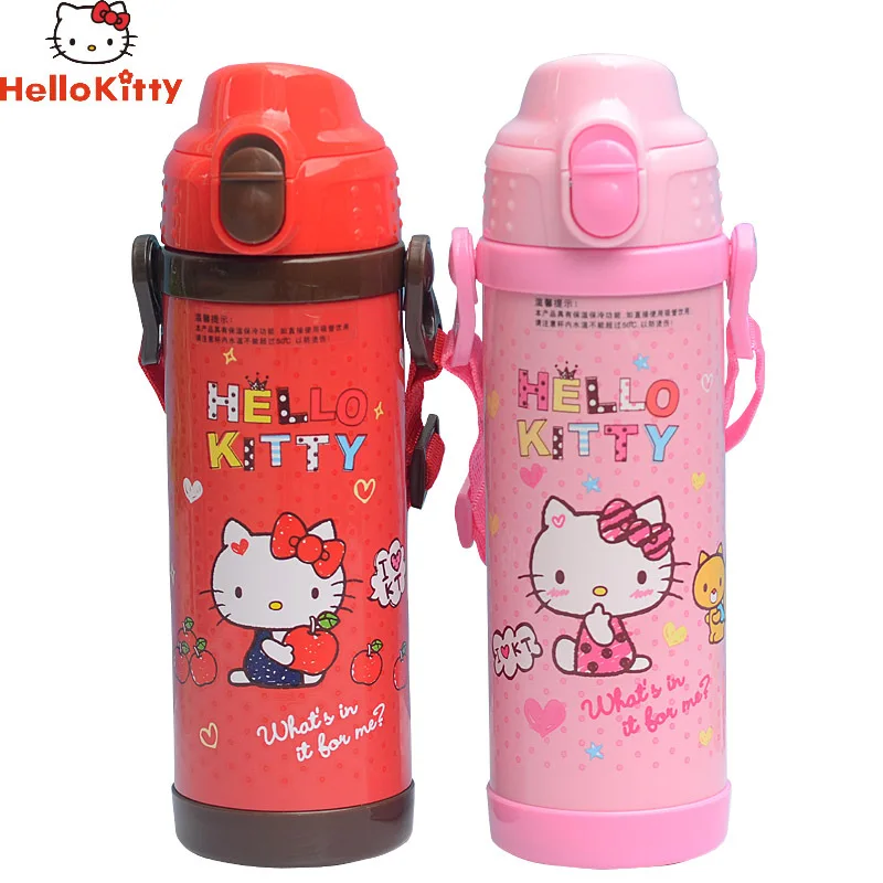 Hello Kitty 304 Stainless steel drinking water bottle with Hello Kitty 304 Stainless steel drinking water bottle with