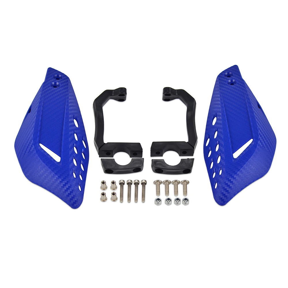 Синий 7/" Мотоцикл Защита рук Защита для рук для YAMAHA YZ 125 250 450 250X 250F 450F 450FX WR250F WR450F YZF R3 R25 R1 R6 - Цвет: Синий