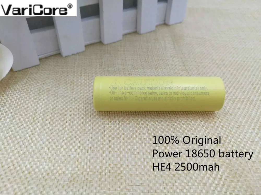 VariCore новый оригинальный 3 7 V 18650 HE4 2500mah powr 30A разрядный электронный специальный
