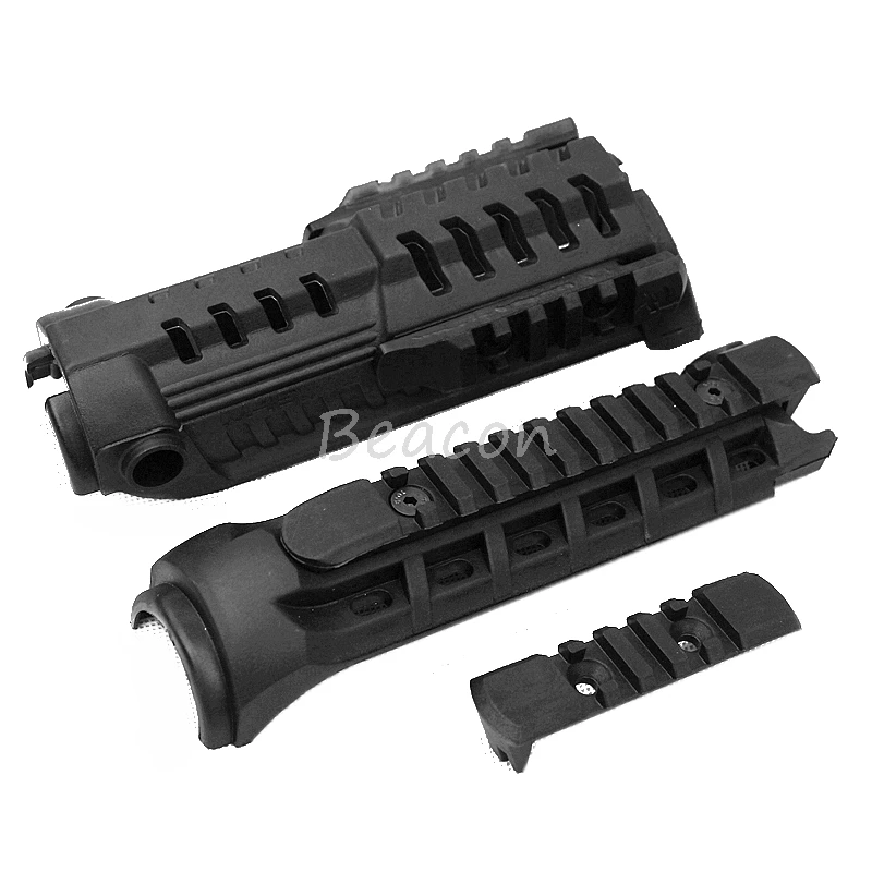 

Outdoor Airsoft Rifle Gun Accessories Command Hunting CAA M4S1 Handguard with Extra Rail System for M4/M16 Black