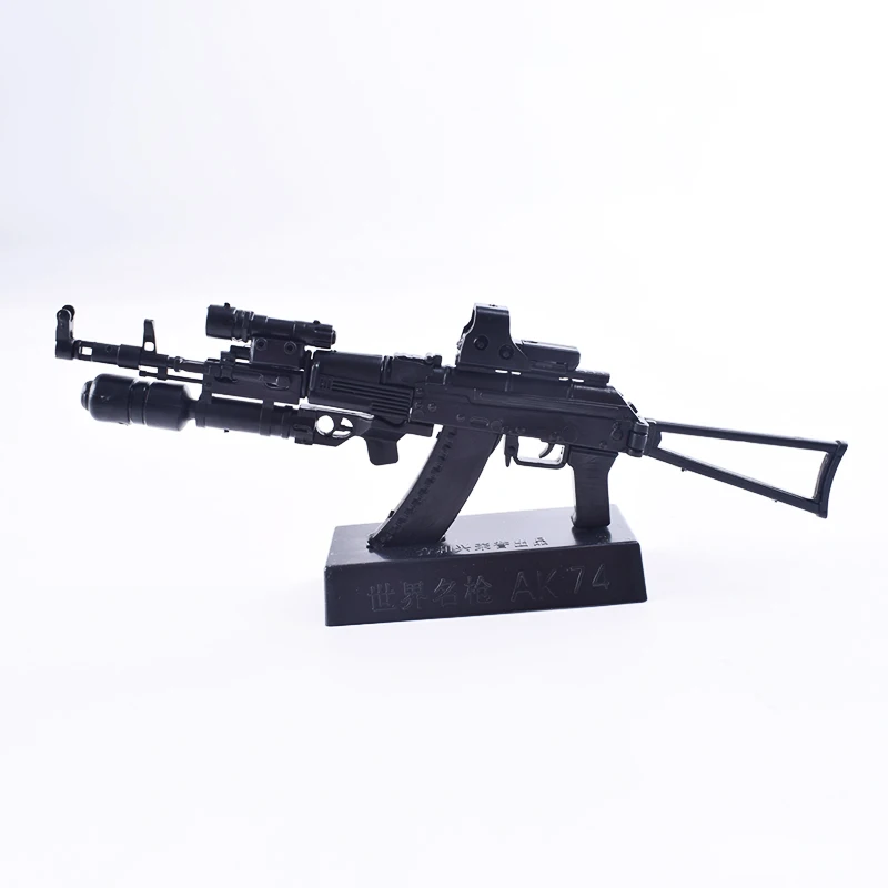 

2PCS/Set 1/6 Scale Accessories Toy Gun Model AK74 Assembling+Remington MSR Sniper Rifle Plastic F 12 Inch Soldier Action Figure