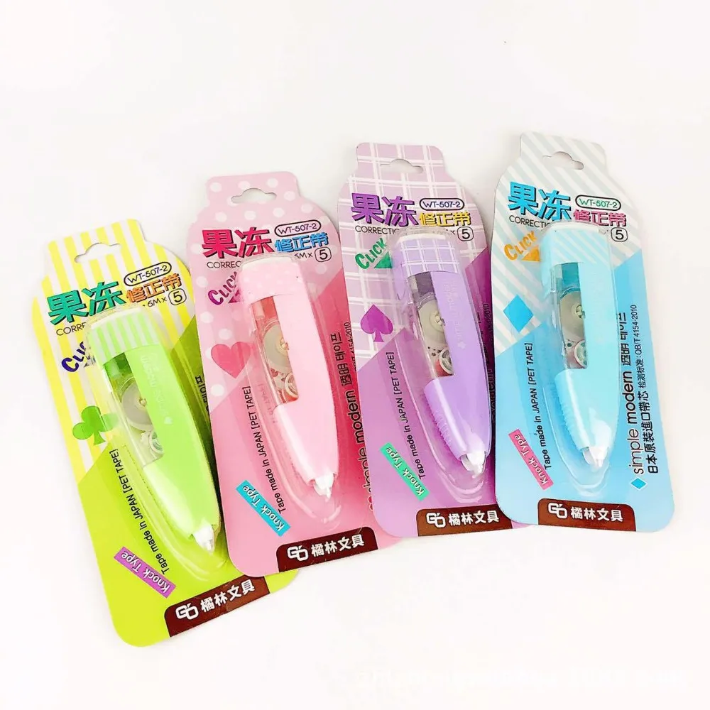 10 pcs/Lot Candy color Click correction tap Simple modern Corrective