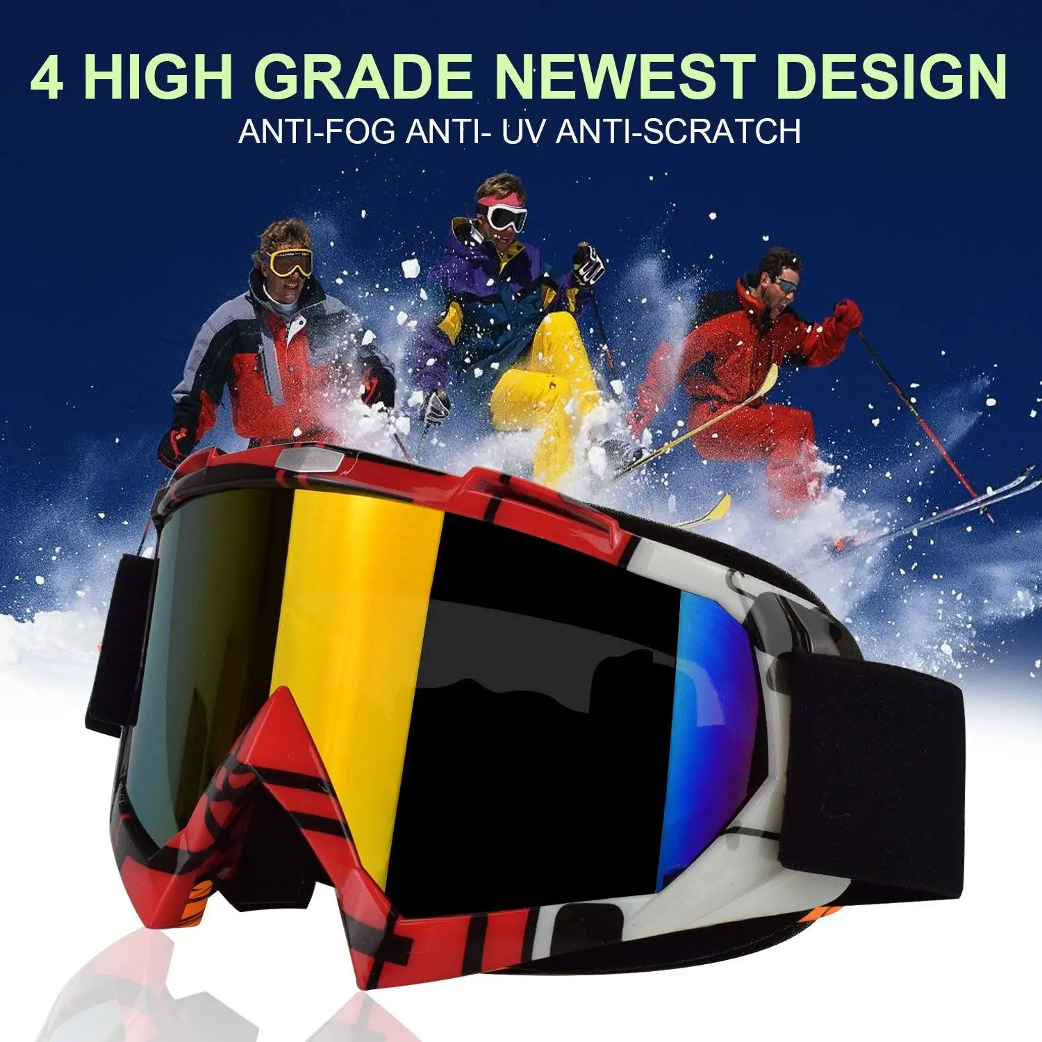 Ski Goggles Motorcycle Helmet Motocross Goggles Dirt Bike Cycling