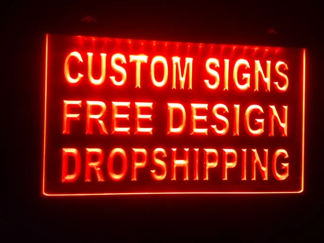 

drop shipper Free shipping LED Neon Light Sign (This product doesn't provide custom design)