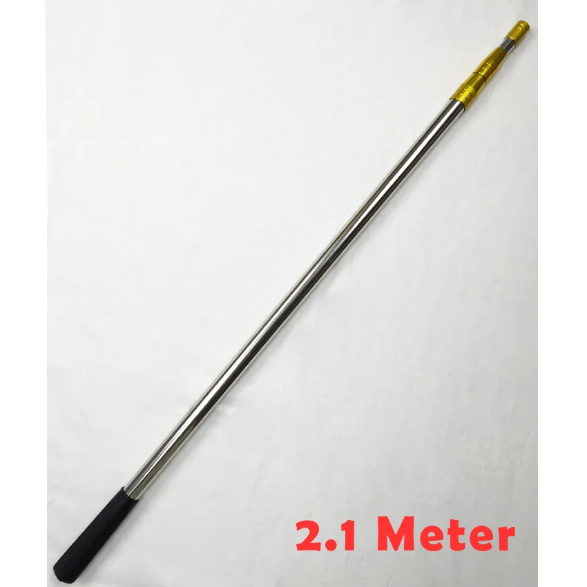 

2.1M polespear 3 in 1 foldable pole tube 8mm connector fork fishing spear strong pole